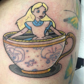 Kyra corby tattoo artist hand of mysteries