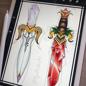 Kyra corby tattoo artist hand of mysteries
