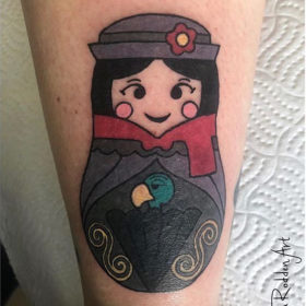 Kyra corby tattoo artist hand of mysteries