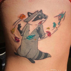 Kyra corby tattoo artist hand of mysteries